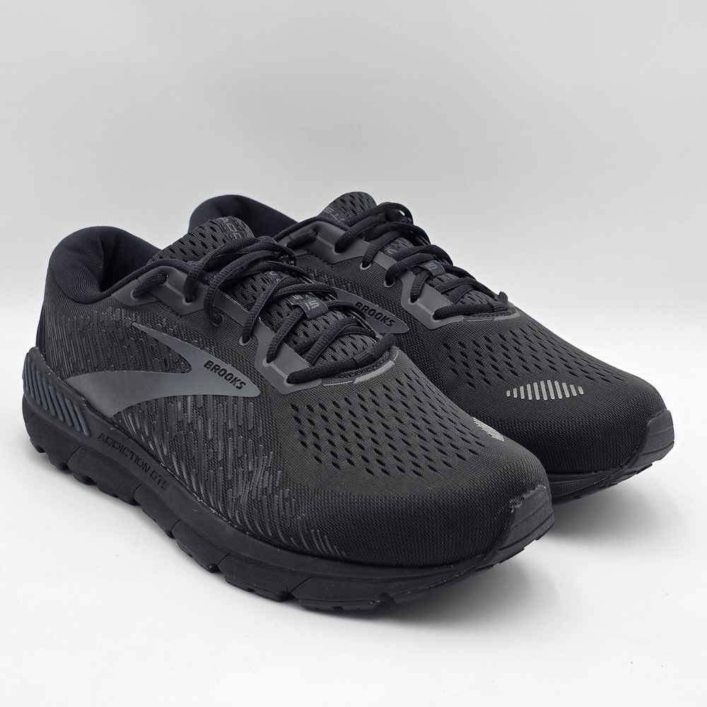 Brooks Addiction GTS 15 Running Shoes Mens US 14 4E Black 1103654E020 Walking